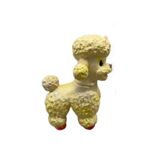 Yellow Sun Rubber Squeak Poodle Variant Ruth E Newton, 1960s - Picture 2 of 10